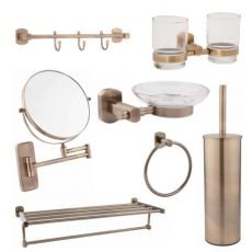Набір аксесуарів Qtap Liberty Antic Bronze 4 7в1 бронза (QTLIBANT115045717)