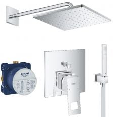 Душова система прихованого монтажу Grohe Eurocube Rainshower Mono 310 Cube (2406200L)