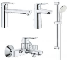 Набір змішувачів для ванни та кухні Grohe BauLoop (123225MK)
