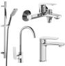 Набор смесителей для ванны Imprese KAMPA (4 в 1) (51028555)