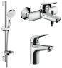 Набор смесителей для ванны 3в1 Hansgrohe NOVUS (1152019)