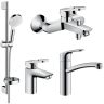 Набор смесителей для ванны 4в1 Hansgrohe LOGIS LOOP 100 (1232019)