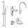 Набір змішувачів для ванни і кухні Grohe EuroEco (UA123242MK)