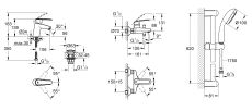 Комплект смесителей для ванной комнаты Grohe Start (32278551) — фото 6