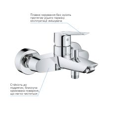 Комплект смесителей для ванной комнаты Grohe QuickFix Start (UA202301MQ) — фото 17