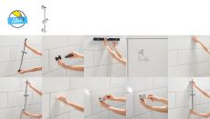 Комплект смесителей для ванной комнаты Grohe QuickFix Start (UA202301MQ) — фото 19