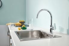 Комплект змішувачів для ванної кімнати і кухні Grohe QuickFix Start Edge (UA202501SK) — фото 4