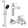 Комплект смесителей для ванной комнаты Grohe QuickFix Start ColdStart (UA202301ME)