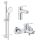 Набір змішувачів для ванни Grohe Eurosmart Tempesta 110 Cube (UA123238S3)