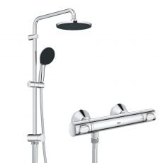Комплект для ванни з термостатом Grohe QuickFix Precision Flow&Vitalio Start System 200 (UA202908TR)