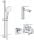 Комплект смесителей для ванны Grohe Cubeo (UA125246M)