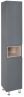 Пенал підлоговий Qtap Robin 200х35 см графіт-білий дуб (QT1376PN1652RGWO)