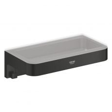 Поличка для ванної Grohe QuickFix Start Cube чорна матова (411072430)