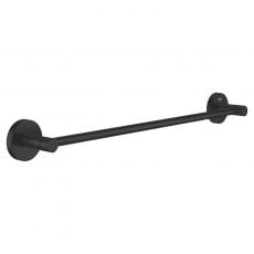 Рушникотримач 50 см Grohe QuickFix Start Black чорний матовий (411972430)
