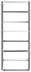 Сушарка для рушників водяна Lidz Standard (CRM) 400x1000 P8 (LSTNDD322012401008WAT)