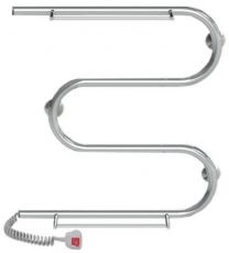 Сушарка для рушників електрична з поличкою Lidz Snake shelf (CRM) 500x500 LE (LIDZSNAKESHCRM500500LE)