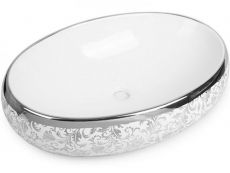 Раковина Newarc Countertop 58 см серебряная (5015S-W)