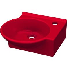 Раковина Idevit Myra Mini 36 см з отвором справа червоний (0201-0365-08)