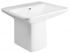 Раковина с донным клапаном Qtap Aquarius 60 см (QT2111WL425W)