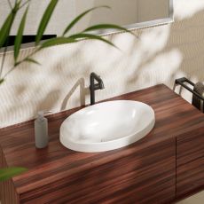 Раковина напівутоплена Hansgrohe Xuniva D 55х40 SmartClean (61058450) — фото 5