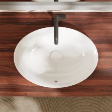 Раковина напівутоплена Hansgrohe Xuniva D 55х40 SmartClean (61058450) — фото 6