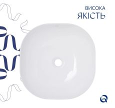 Раковина Qtap Kolibri 42 см (QT1011K396WN) — фото 3