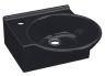 Раковина Idevit Myra Mini 36 см с отверстием слева черная (0201-0367-07)