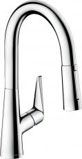 Смеситель для кухни с выдвижным душем Hansgrohe Talis S (72815000)