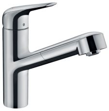 Смеситель для кухни с выдвижным изливом Hansgrohe M427-H150 (71814000)