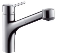 Смеситель для кухни с выдвижным душем Hansgrohe Talis S (32841000)