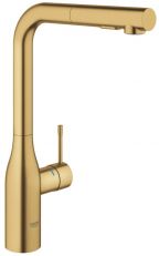 Змішувач для кухні з висувною лійкою Grohe ESSENCE холодний світанок матовий (30270GN0)