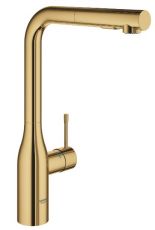 Змішувач для кухні з висувною лійкою Grohe ESSENCE холодний світанок глянець (30270GL0)