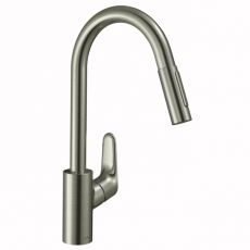 Смеситель для кухни Hansgrohe Focus M41 2jet sBox нержавеющая сталь (73880800)