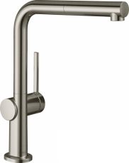 Смеситель для кухни с выдвижным изливом Hansgrohe TALIS M54 нержавеющая сталь (72808800)
