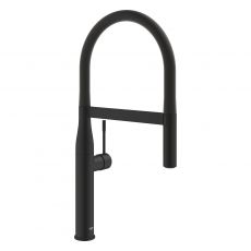 Змішувач для кухні з гнучким виливом Grohe Essence чорний матовий (30503KF0)