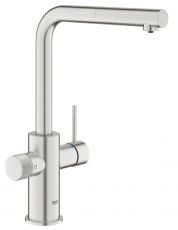 Змішувач для кухні з підключенням до фільтру Grohe Blue Pure Minta суперсталь (30601DC0)