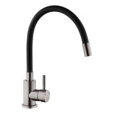 Змішувач для кухні Kroner KRP Edelstahl Klassisch - PVD035BLK графіт (CV032635)