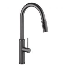 Смеситель для кухни с выдвижным изливом Kroner KRP Edelstahl Berg - GRP030-T графит (CV035596)