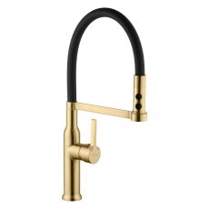 Смеситель для кухни Kroner KRP Ersel - GBG03112BLK золото (CV035577)