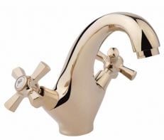 Смеситель для раковины Qtap Liberty золото (QTLIBORO161)