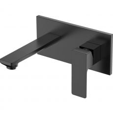 Змішувач для раковини прихованого монтажу Volle De la Noche чорний (10-40-1300-black)