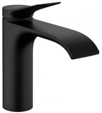Смеситель для раковины Hansgrohe VIVENIS 110 черный матовий (75020670)