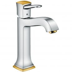 Смеситель для раковины Hansgrohe Metropol Classic хром/золото (31302090)