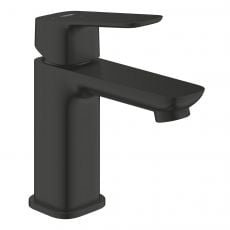 Смеситель для раковины S-размера Grohe Cubeo ColdStart чёрный матовый (1017322430)