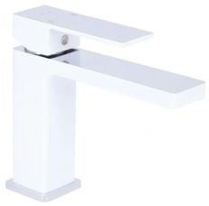 Змішувач для раковини Qtap Gemini хром-білий (QTGEM270CRW45675)