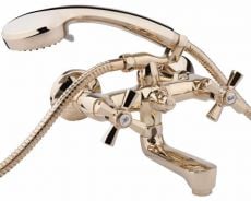 Смеситель для ванны Qtap Liberty ORO 140-2 золото (QTLIBORO1402)