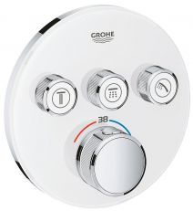 Термостат для ванни прихованого монтажу Grohe SmartControl білий (29904LS0)