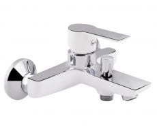 Змішувач для ванни Qtap Ustek 3016107DCW білий-хром (QTUS3016107DCW)