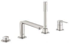 Смеситель на борт ванны Grohe Lineare New сталь (19577DC1)