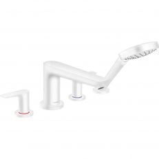 Смеситель на борт ванны Hansgrohe Talis E белый матовый (71748700)